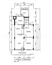 Blk 85B Lorong 4 Toa Payoh (Toa Payoh), HDB 3 Rooms #630663791